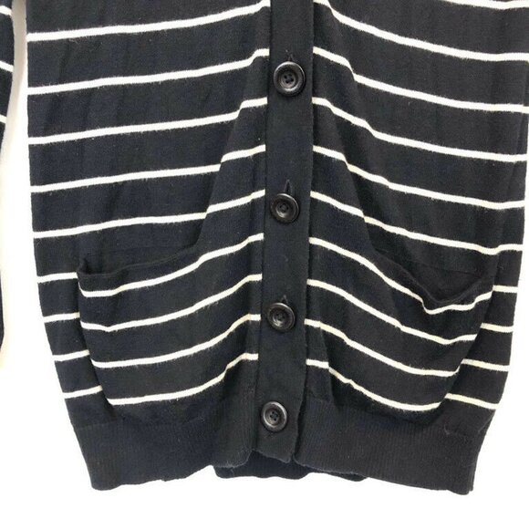 Vince XS Striped Knit Lightweight Long Sweater - Picture 5 of 8